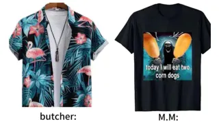 M.M.'s Shirt / The Boys Clothes meme card, common rarity
