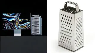 Mac Pro Cheese Grater meme card, common rarity