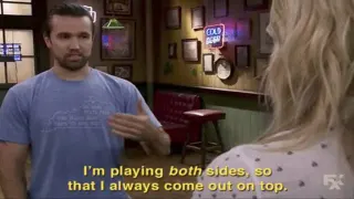 Mac's "I'm Playing Both Sides" meme card, rare rarity