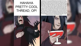 Madara Uchiha Copypasta meme card, epic rarity
