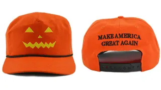 MAGA Pumpkin Hat meme card, common rarity