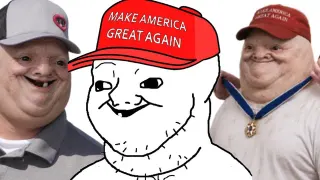 Carte meme MAGA Wojak, rareté commune