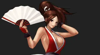 Mai Shiranui meme card, rare rarity