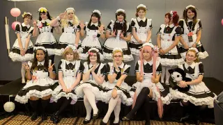Maid Cafés meme card, common rarity