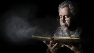 Man Blowing Dust Off Book meme card, common rarity