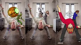 Man Dodging a Kettle meme card, common rarity