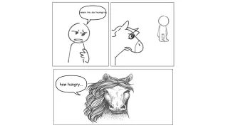 Man I'm So Hungry / How Hungry... meme card, rare rarity