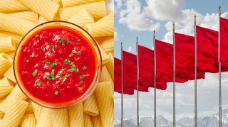 Carte meme Marinara Flag, rareté commune