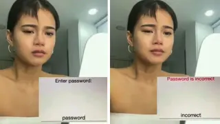 Maris Racal Crying meme card, common rarity
