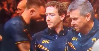 Mark Zuckerberg At UFC meme card, common rarity