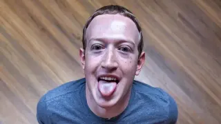 Carte meme Mark Zuckerberg on His Knees, rareté commune