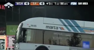 Marta The Interrupting Bus meme card, common rarity