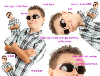 Master Trole Kid meme card, rare rarity