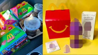McDonald's Adult Happy Meals meme card, common rarity