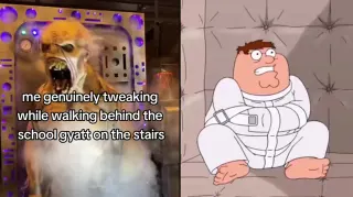 Me Genuinely Tweaking meme card, common rarity