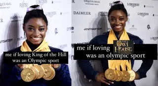 Carte meme Me If Loving X Was an Olympic Sport, rareté commune