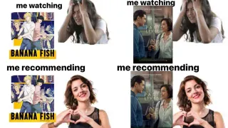 Carte meme Me Watching vs. Me Recommending, rareté commune