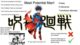 Meet Potential Man meme card, rare rarity