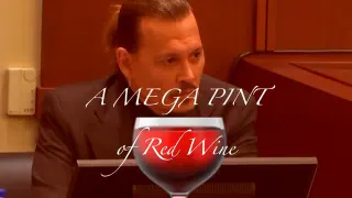 Mega Pint of Red Wine meme card, rare rarity