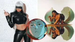 Megan Thee Stallion's "Otaku Hot Girl" meme card, common rarity