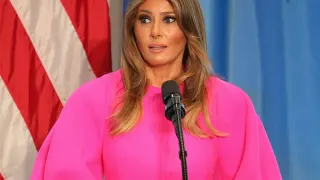 Melania Trump's U.N. Speech Dress meme card, common rarity
