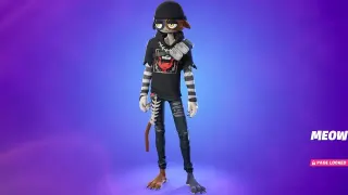 Meow Skulls meme card, common rarity