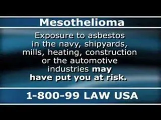 Mesothelioma Ad Copypasta meme card, epic rarity