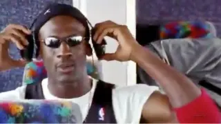 Michael Jordan Jamming Out meme card, common rarity