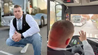Michel Schwartz Bus Driver Hand Signals meme card, common rarity