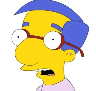 Milhouse Daryll Van Houten meme card, common rarity