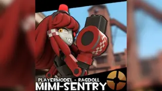 Mimi-Sentry meme card, common rarity