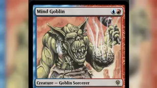 Mind Goblin meme card, common rarity