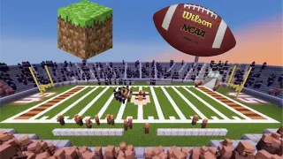 Carte meme Minecraft College Football, rareté commune