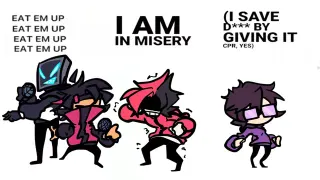 Carte meme Misery x CPR x Reese’s Puffs, rareté rare