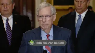 Carte meme Mitch McConnell Freeze at Press Conference, rareté commune