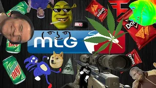 MLG Gaming Montage meme card, common rarity