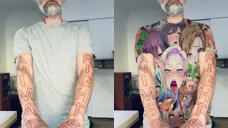 Moby's Animal Rights Tattoo meme card, common rarity