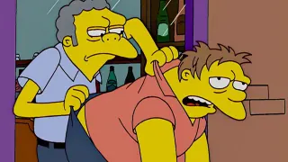 Moe Tossing Barney Out meme card, rare rarity