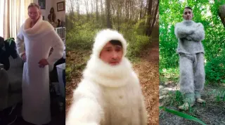 Mohair Sweater Guys meme card, common rarity