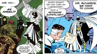 Carte meme Moon Knight’s Ketamine Addiction, rareté commune