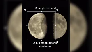 Moon Phase TikTok Trend meme card, common rarity
