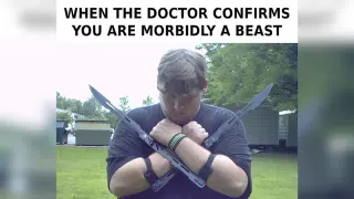 Morbidly a Beast meme card, common rarity