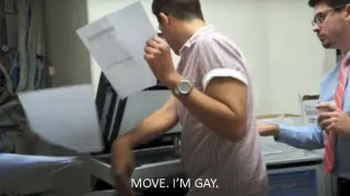 Move, I'm Gay meme card, common rarity