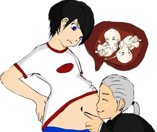 Carte meme Mpreg / Male Pregnancy, rareté rare