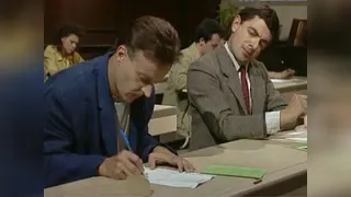 Mr. Bean Cheating meme card, common rarity