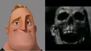 Mr. Incredible Becoming Uncanny meme card, epic rarity