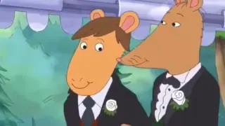 Mr. Ratburn Is Gay / Gay Rat Wedding meme card, rare rarity