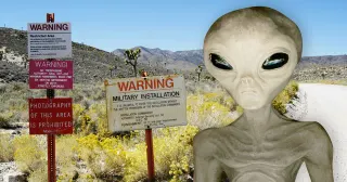 My Area 51 Alien meme card, common rarity