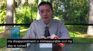 My Disappointment Is Immeasurable And My Day Is Ruined meme card, epic rarity