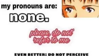 Carte meme My Pronouns Are None, Do Not Refer To Me, rareté commune